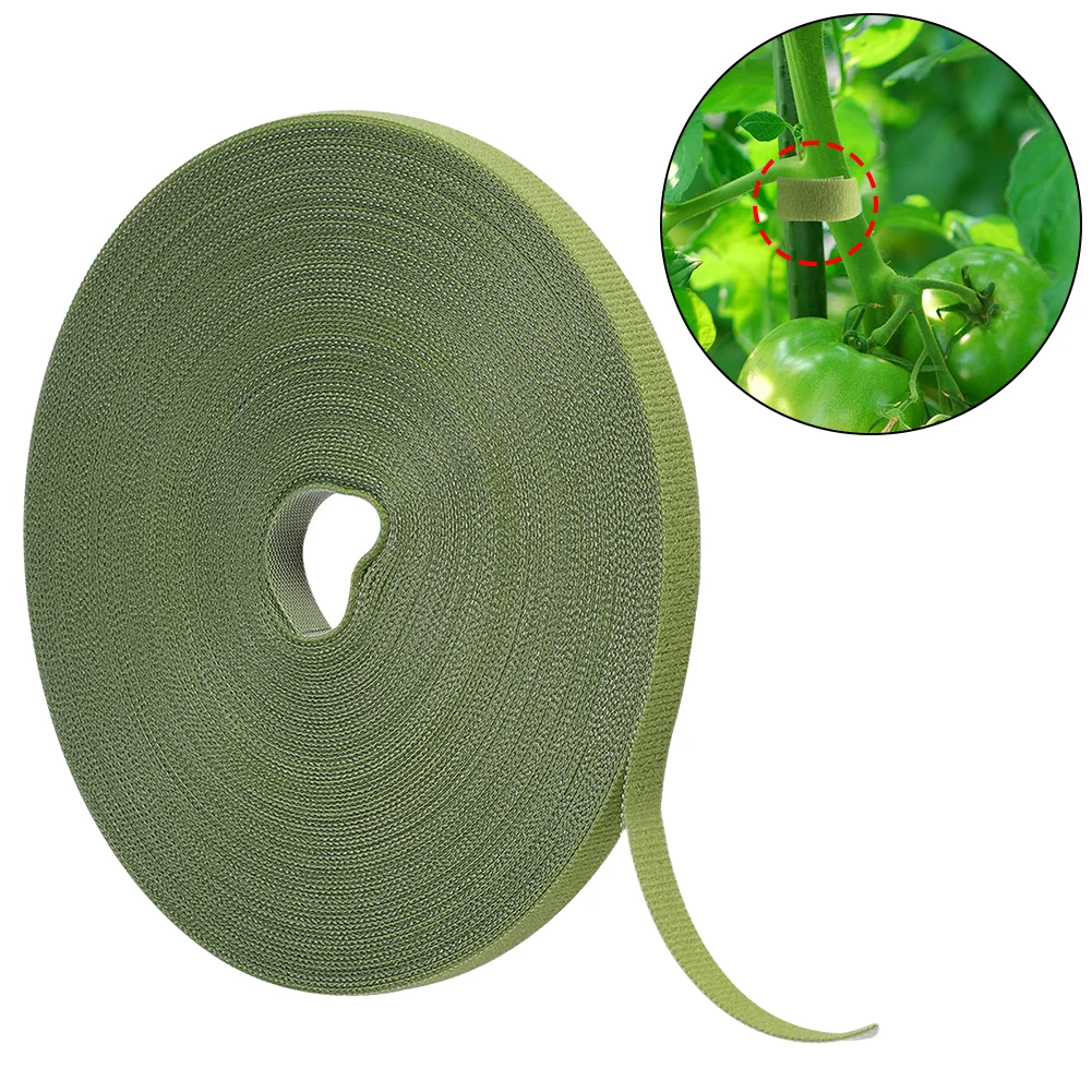 Plant Ties Nylon Plant Bandage Tie Home Garden Plant Shape Tape Hook Loop Bamboo Cane Wrap Support Garden Accessories