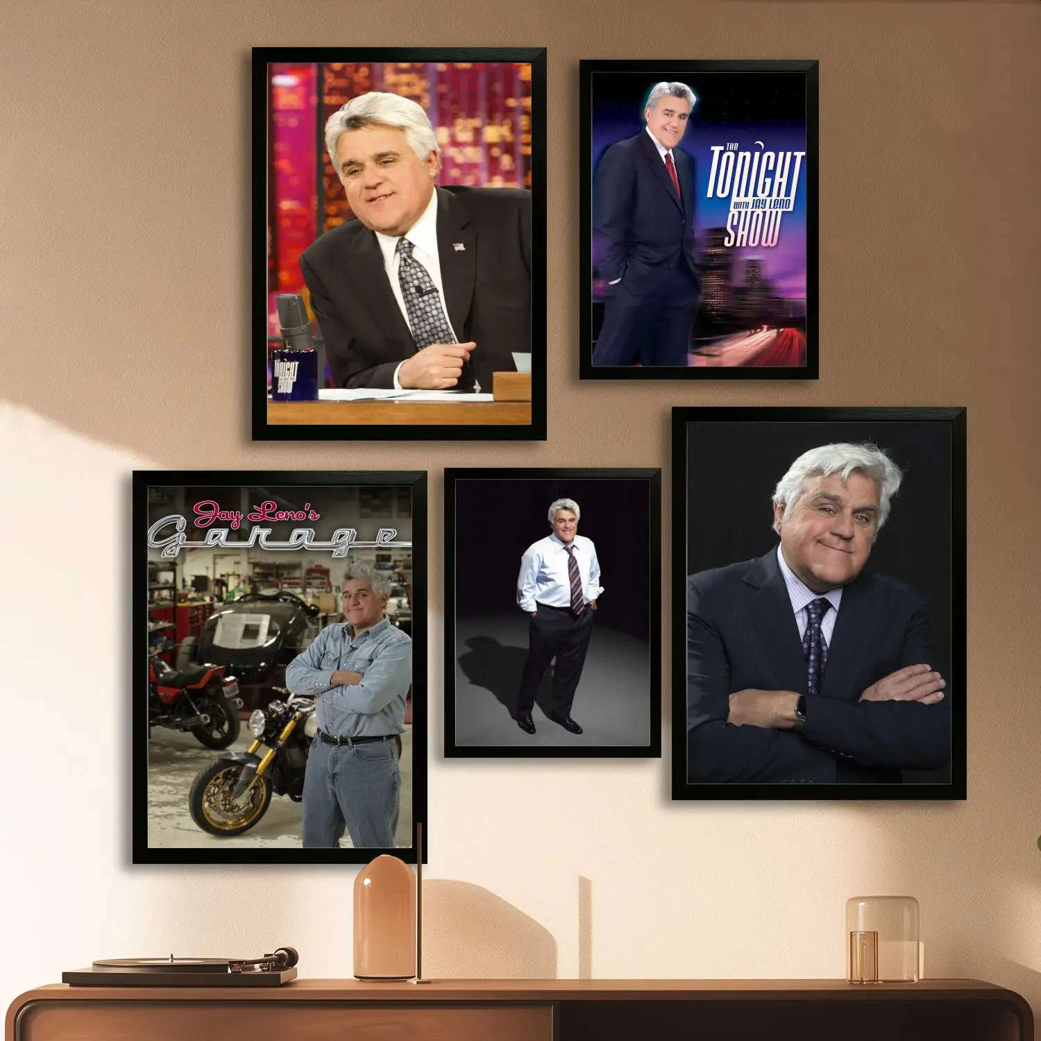 Плакат на холсте Jay Leno и настенное искусство печать с изображением современный