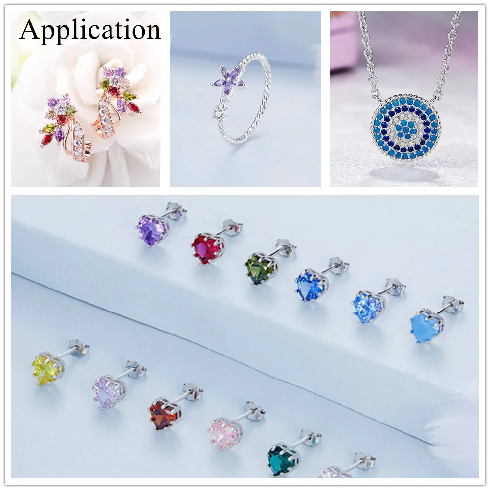 Круглый Блестящий кубический цирконий цвета шампанского 5 А незакрепленный