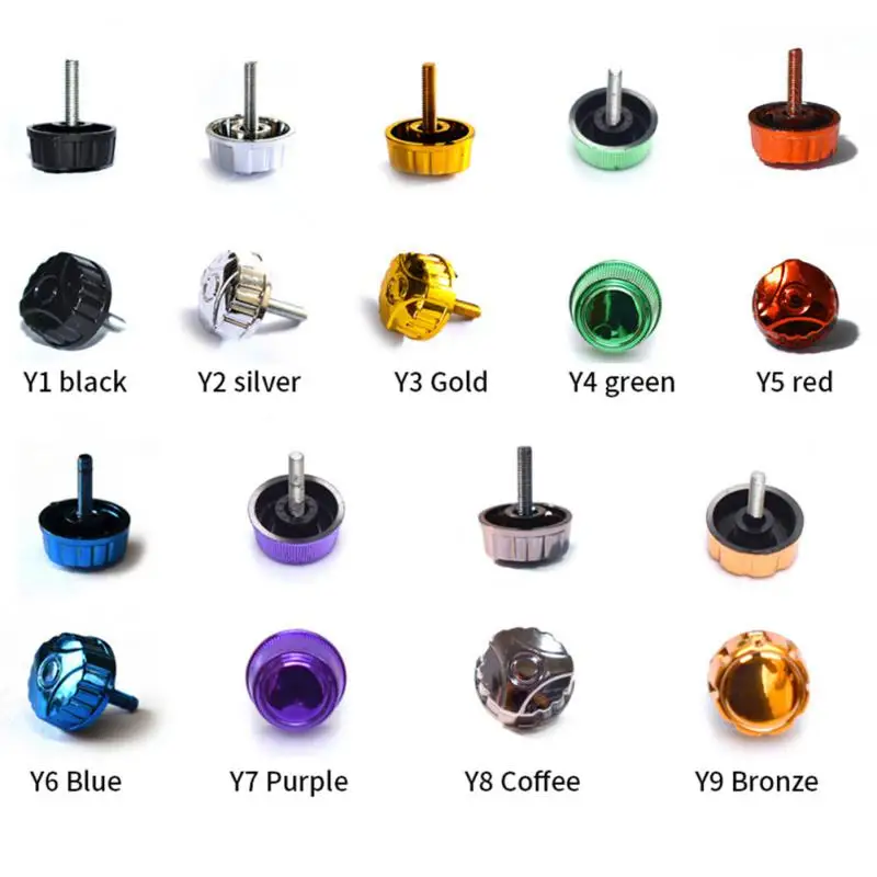

High Quality Plating UV Injection Fishing Reel Rocker Cover Strong Durable Rocker Arm Cover Rocker Nut Easy Remove And Install