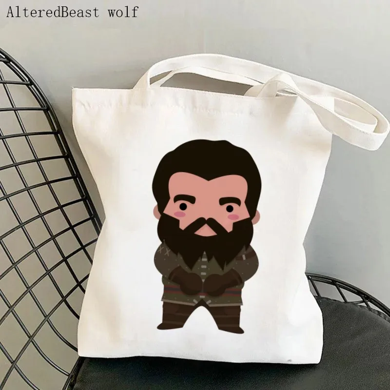 

Women Shopper bag Cute Blackwall Printed Bag Harajuku Shopping Canvas Shopper Bag girl handbag Tote Shoulder Lady Bag