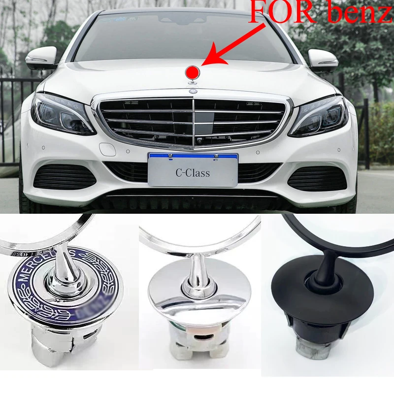 

Bonnet Hood 3D Logo Metal Emblem Badge For Mercedes Bnez W124 W202 W203 W204 W208 W210 W220 A2108800186