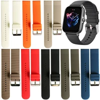 20mm silicone smart watch strap accessories for huami amazfit gts 3 gtr 3pro watch for samsung sports4 42 for huawei watch 2
