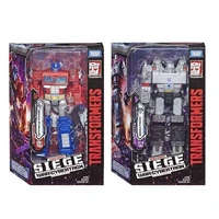 takara tomy genuine transformers wfc siege voyager optimus prime megatronaction figure model collectible kids toy gift