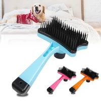 dog comb pet automatic hair removal brush self cleaning combs pet grooming tools quick clean massage one click pet supplies