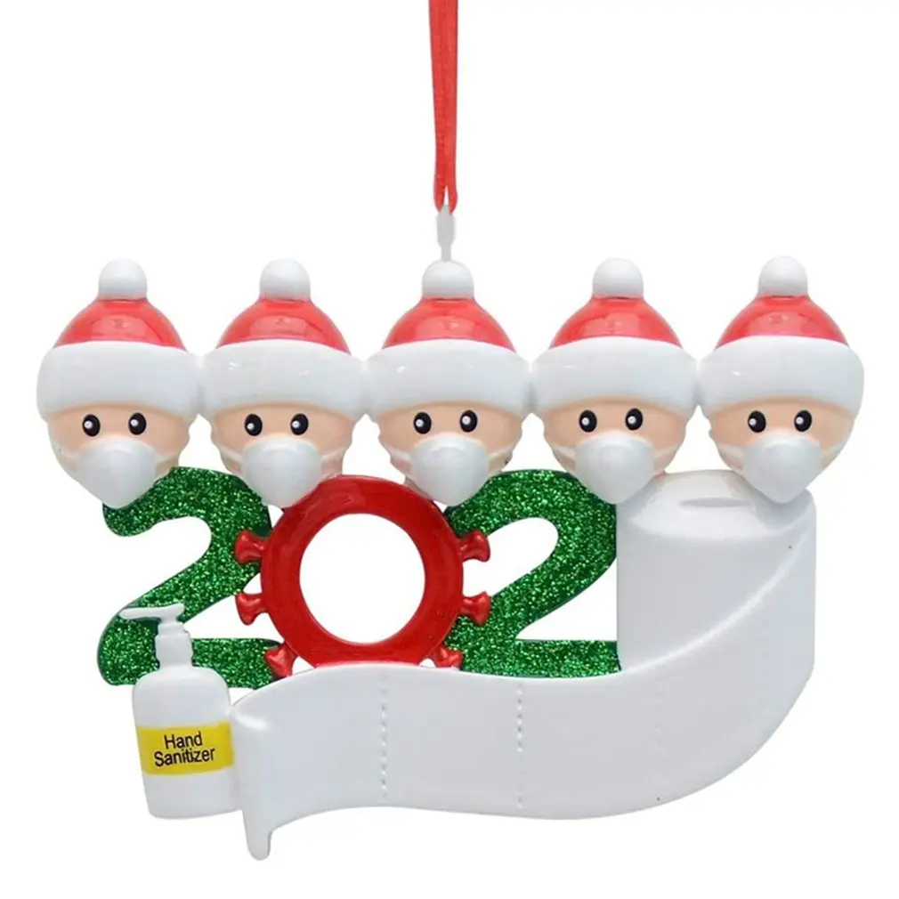 

Diy Name Greetings Mask Snowman Christmas Tree Hanging Pendant Christmas Ornament Holiday Decorations