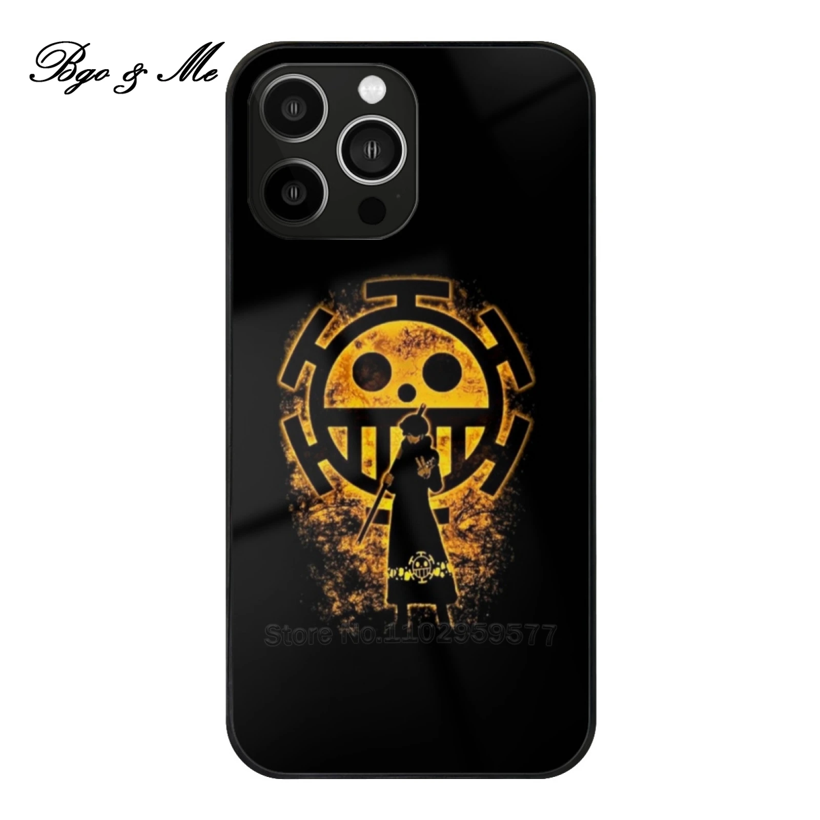 

Trafalgar Law Phone Case Glass For Iphone 15 14 13 12 Pro Max Cover Anime Law Luffy Manga Trafalgar