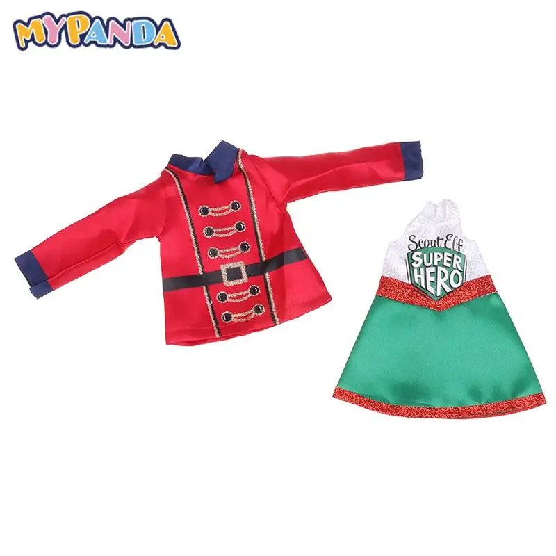 

Mini Christmas Elf Doll Clothes Hanging Chair Baby Elf Clothes Christmas Costume For Children DIY Accessories