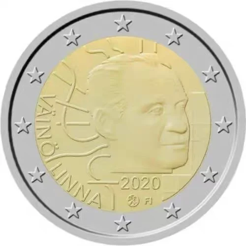 

Финляндия 2020 weinарина день рождения сто лет 2 евро памятная монета UNC 100% оригинал
