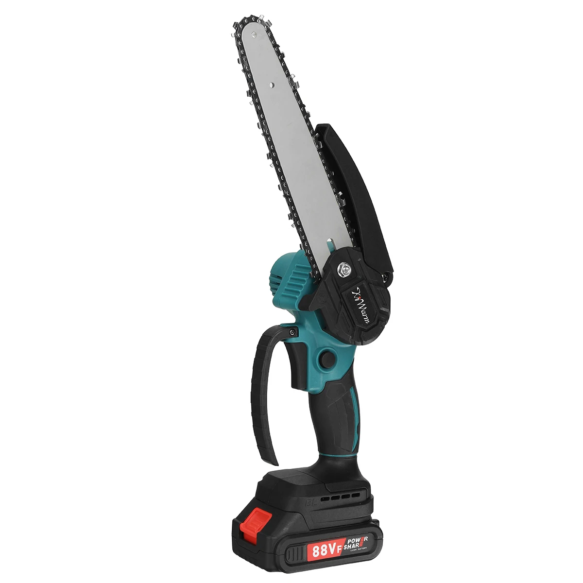 8 Inch 88V Brushless Mini Electric Chain Saw With 2Pcs Battery Woodworking Pruning ChainSaw One-handed Garden Logging Power Tool |