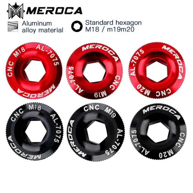 

MTB Bike M15 M18 M19 M20 Cranks Screw CNC 7075 Aluminum Alloy Crankset Cover Cycling Parts For Shimano Crank Bolt Cap Chainwheel
