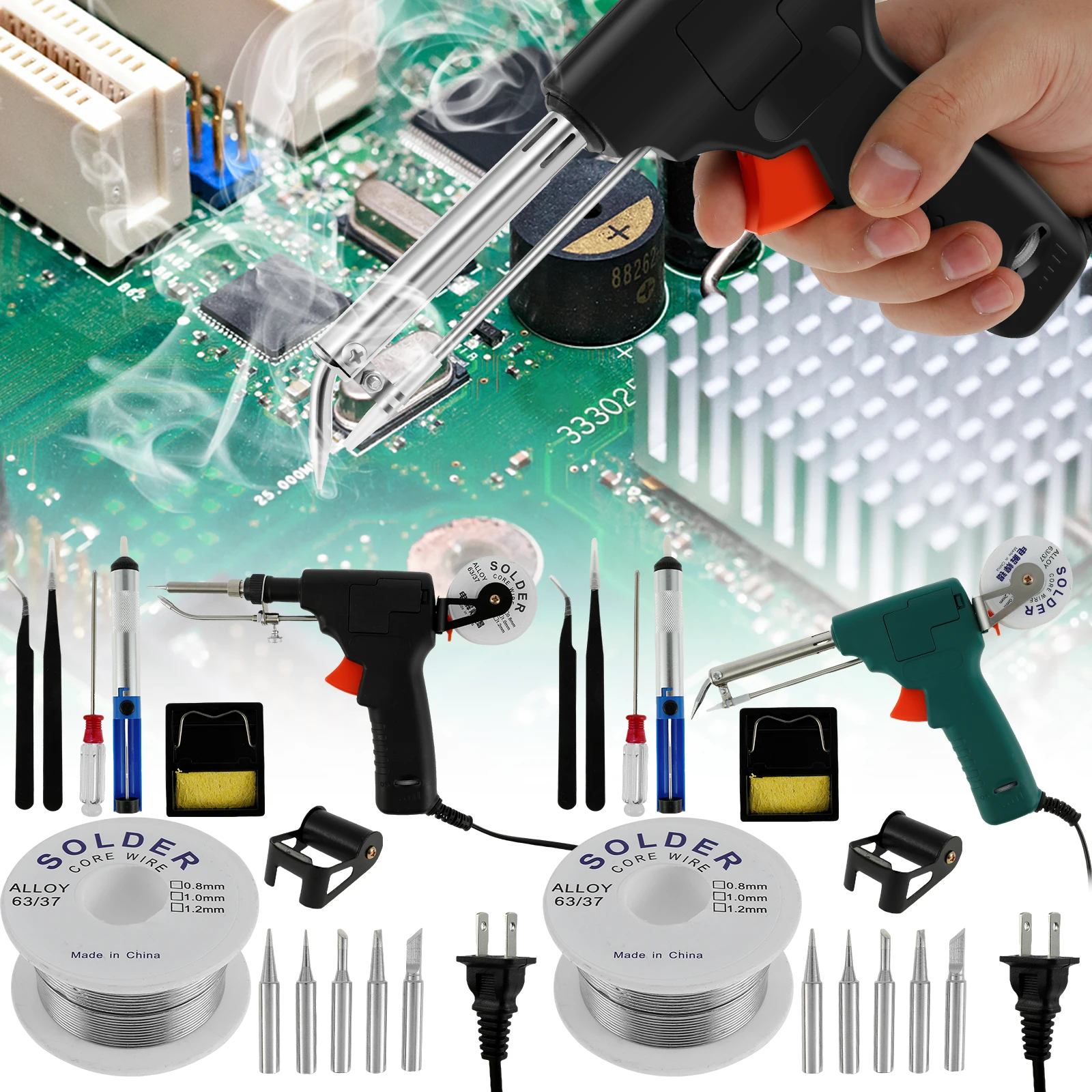 

Набор паяльника, 80 Вт, 110 В, быстрый нагрев