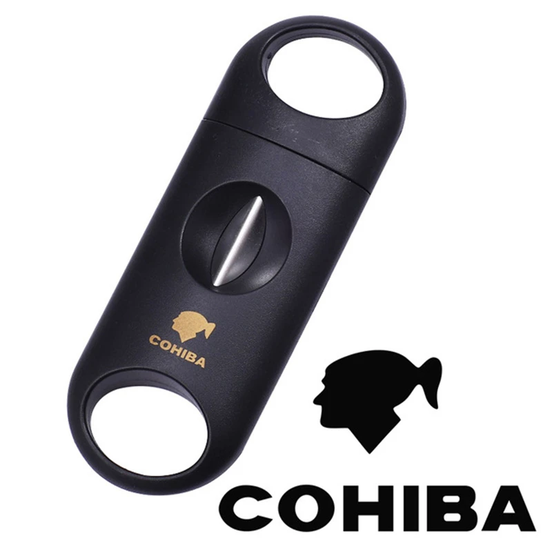 COHIBA-Ветрозащитная мини-карманная металлическая прикуриватель 3-факел Jet Blue Flame
