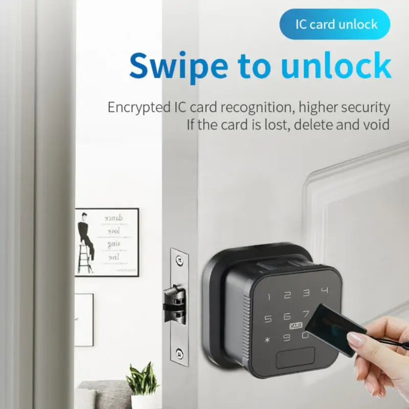 

Tuya Wifi Smart Ball Smart Door Lock Fingerprint Password IC Card Electronic APP Remote Control Intelligent Home Deadbolt Lock