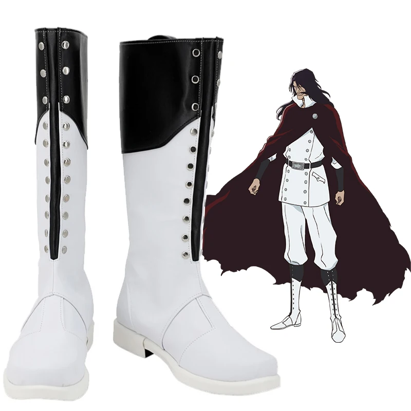 Фото Bleach: Thousand-Year Blood War TYBW Wandenreich Sternritter Quincy King A: The Almighty Yhwach Обувь для косплея Высокие сапоги №1
