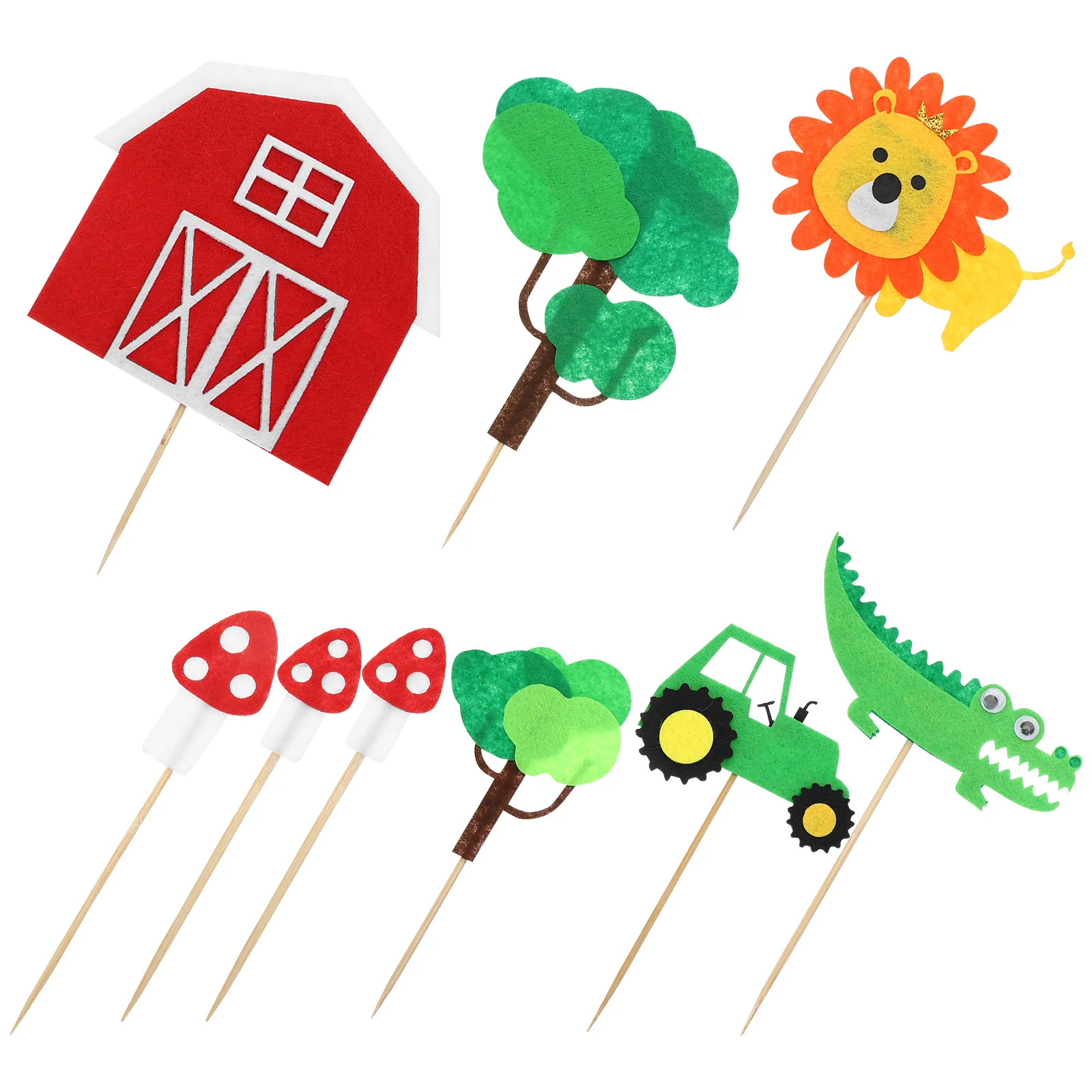 

Animal Decor Small Dessert Decors Cupcake Cake Decors Present Decorations Animal Dessert Picks Delicate