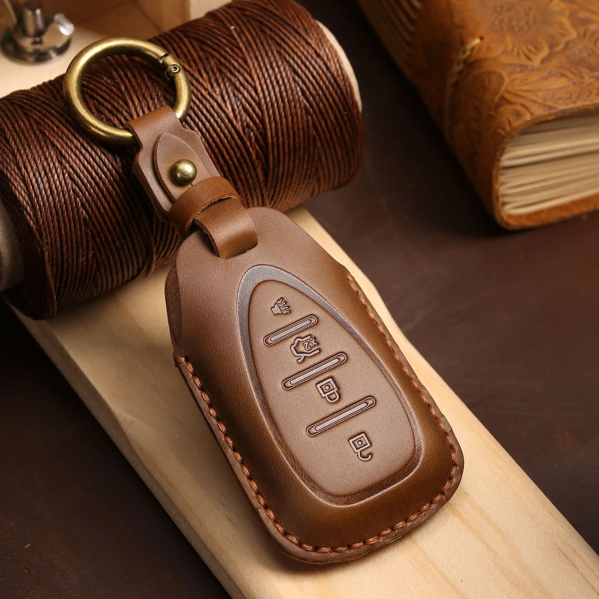 

Fob Keychain Malibu Keyring Key Cruze Luxury Case Chevrolet Chevy Car Holder For Leather Sail Protect Captiva Accessories Cover
