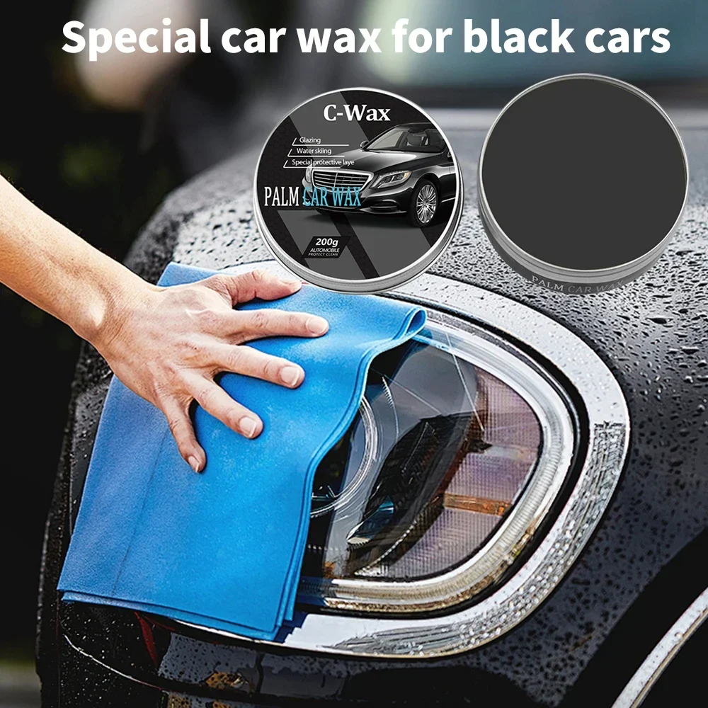Car Wax Crystal Plating Set Hard Auto Paint Care Coating Tiny Scratch Repair Polisher With Sponge Accessories