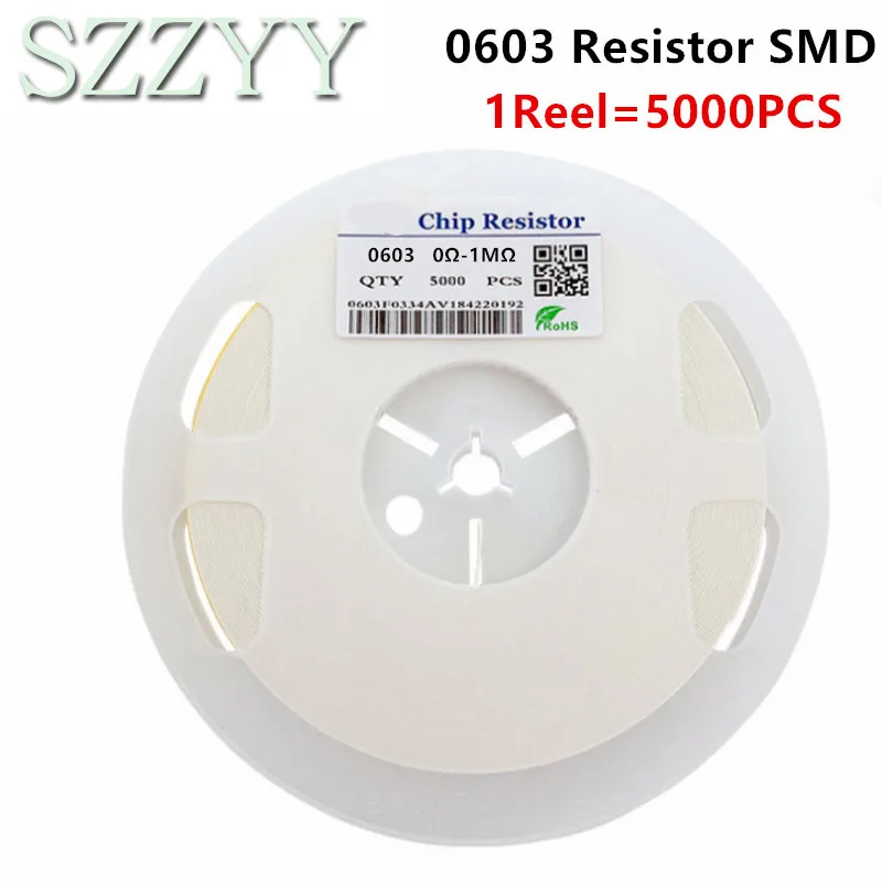 

5000 шт. 0603 SMD 1/8 Вт 0 Ом ~ 10 м ом чиповый резистор 0 10R 100R 220R 330R 470R 1K 4,7 K 10K 47K 100K 0 10 100 330 470 Ом