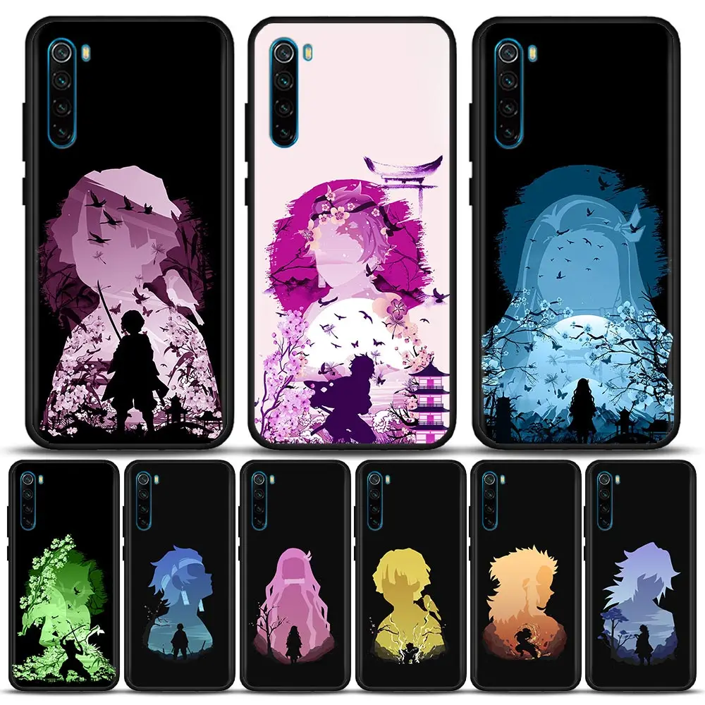 

Funda Case for Redmi 6 6A 7 7A 8 8A 9 9A 9C 9T 10 10C K40 K40S K50 Pro Plus Gaming Case Coque Capa Cover New Anime Demon Slayer