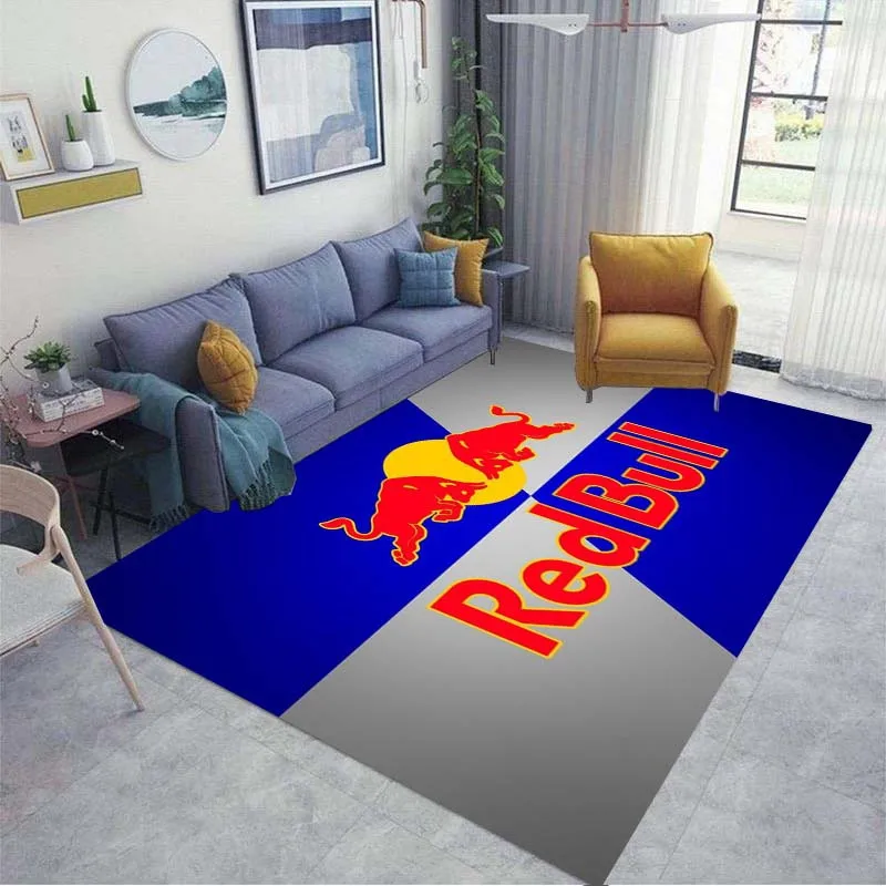 

Carpet On The Floor Large Size Rugs Red Bull 3D Printed Hallway Decor Soft Bedroom Mat Baby Play Flannel Crawl For Home Area Rug