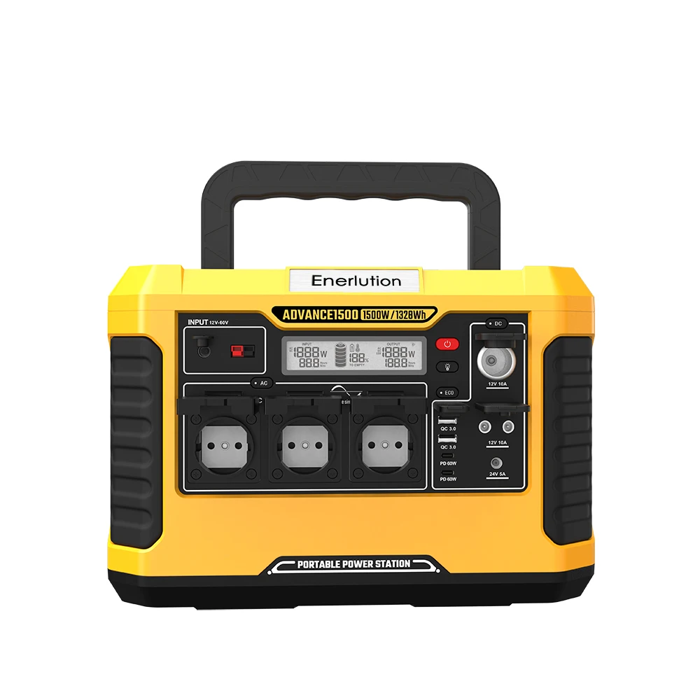 Фабрика энерlution на заказ 24 В 1500 Вт солнечное зарядное устройство портативная