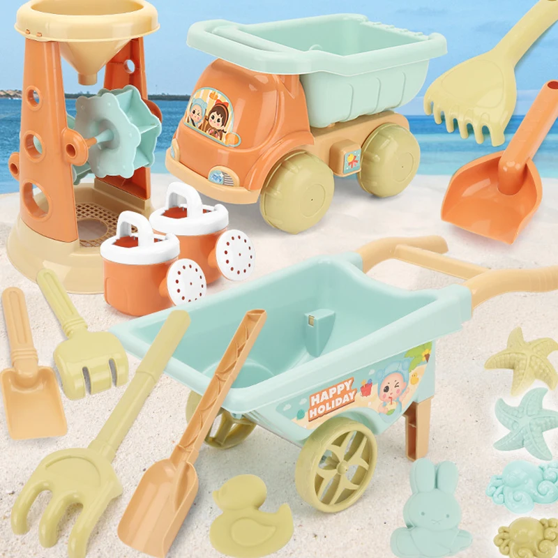 

Забавная лопата, пляжный песок, инструмент для копания, лопата и ведро, песочные часы, песочные часы, подарок на день рождения для мальчиков и девочек, пляжные игрушки