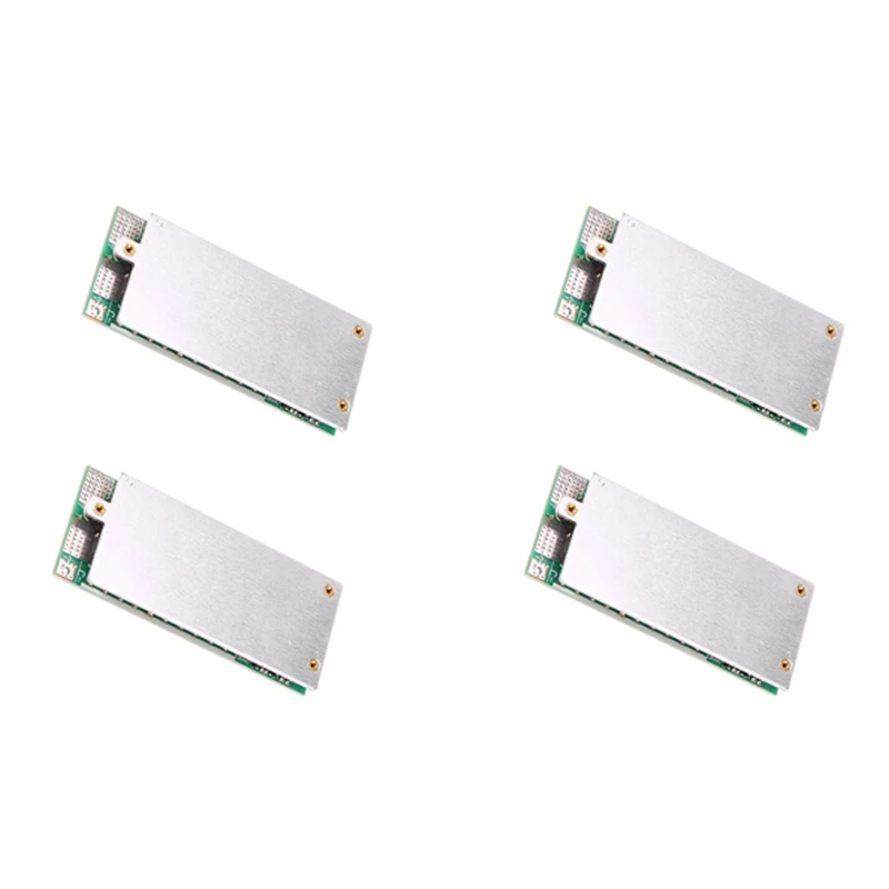 

4Pcs 4S 100A 12V Protection Board With Balanced BMS Lithium Iron Phosphate 3.2V UPS Inverter Energy Storage