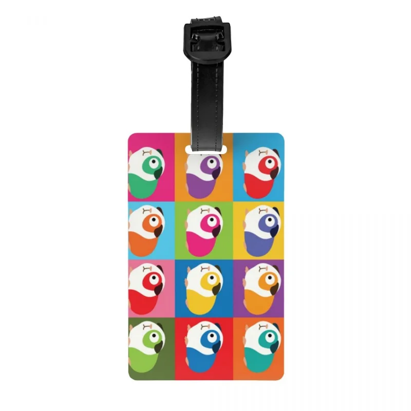 

Этикетка для багажа в стиле поп-арт, морские свинки, бирки для багажа на заказ, Жетоны для багажа, личная Обложка, имя, удостоверение личности