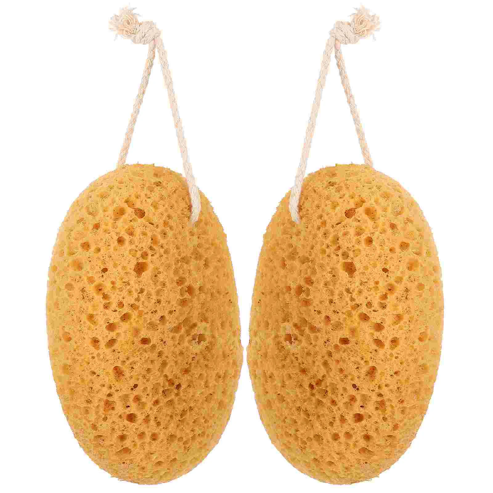 

2 Pcs Super Soft Exfoliating Exfoliating Sponge For Shower Scrubber Shower Scrubbing Body Sponges Men Women Clean