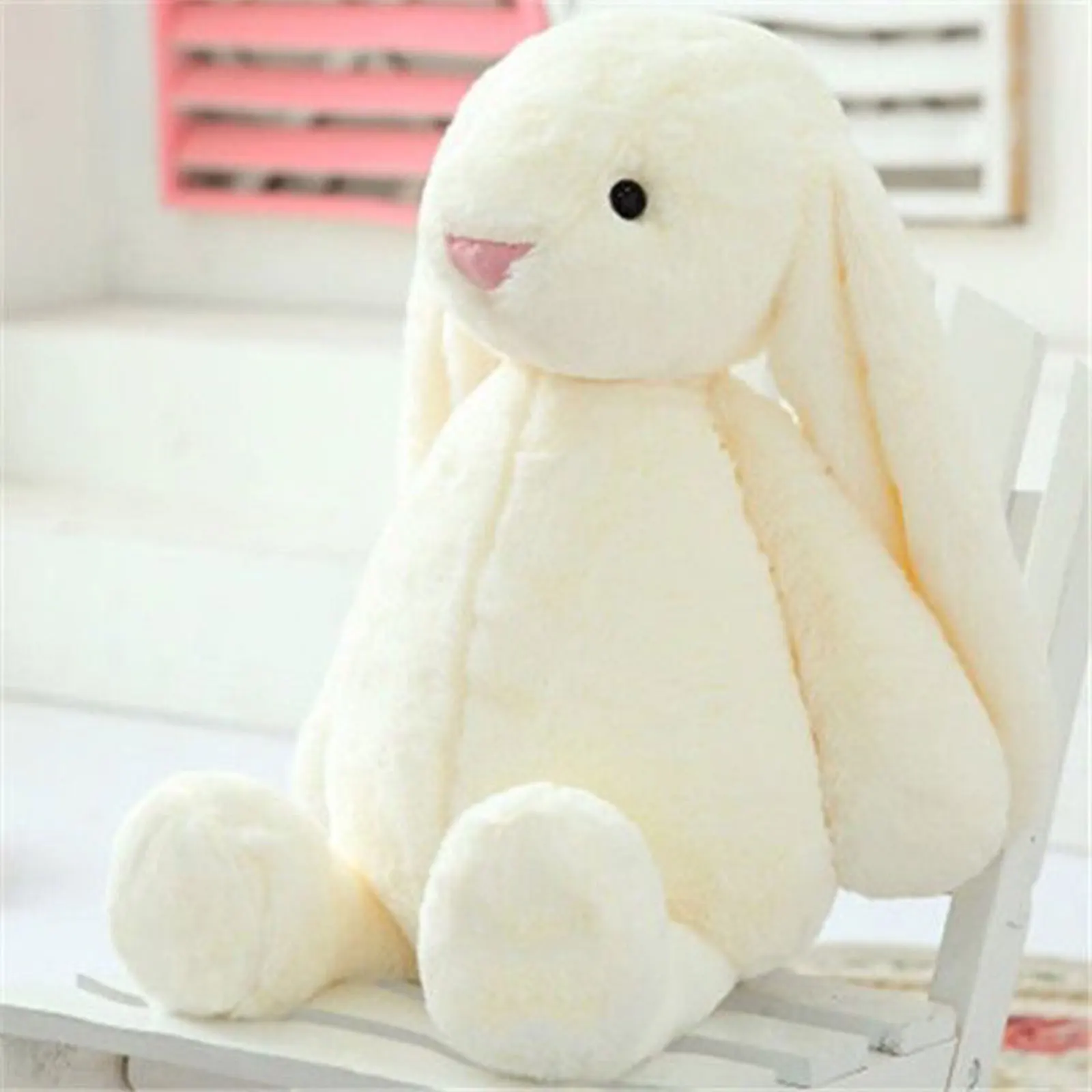 

30/40cm Rabbit Doll Soft Plush Toy Long Ears Bunny Appease Toy For Kids Cute Plush Stuffed Animal Sleeping Toys Wedding Oranment