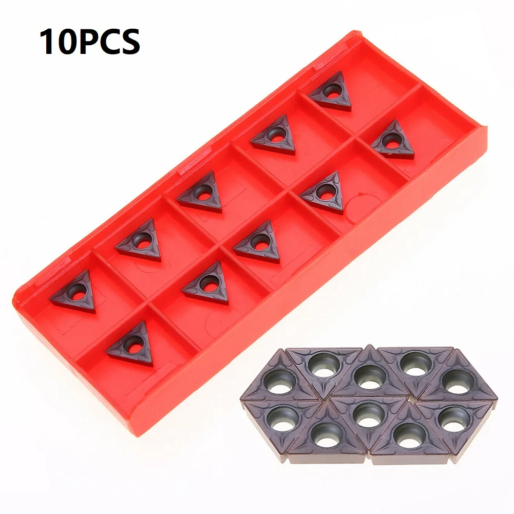 

10 шт., твердосплавные вставки TCMT110204 TCMT 731, 10 мм, стальной STFCR/L 91 ° STUCR/L95 ° STWCR/L, токарный инструмент