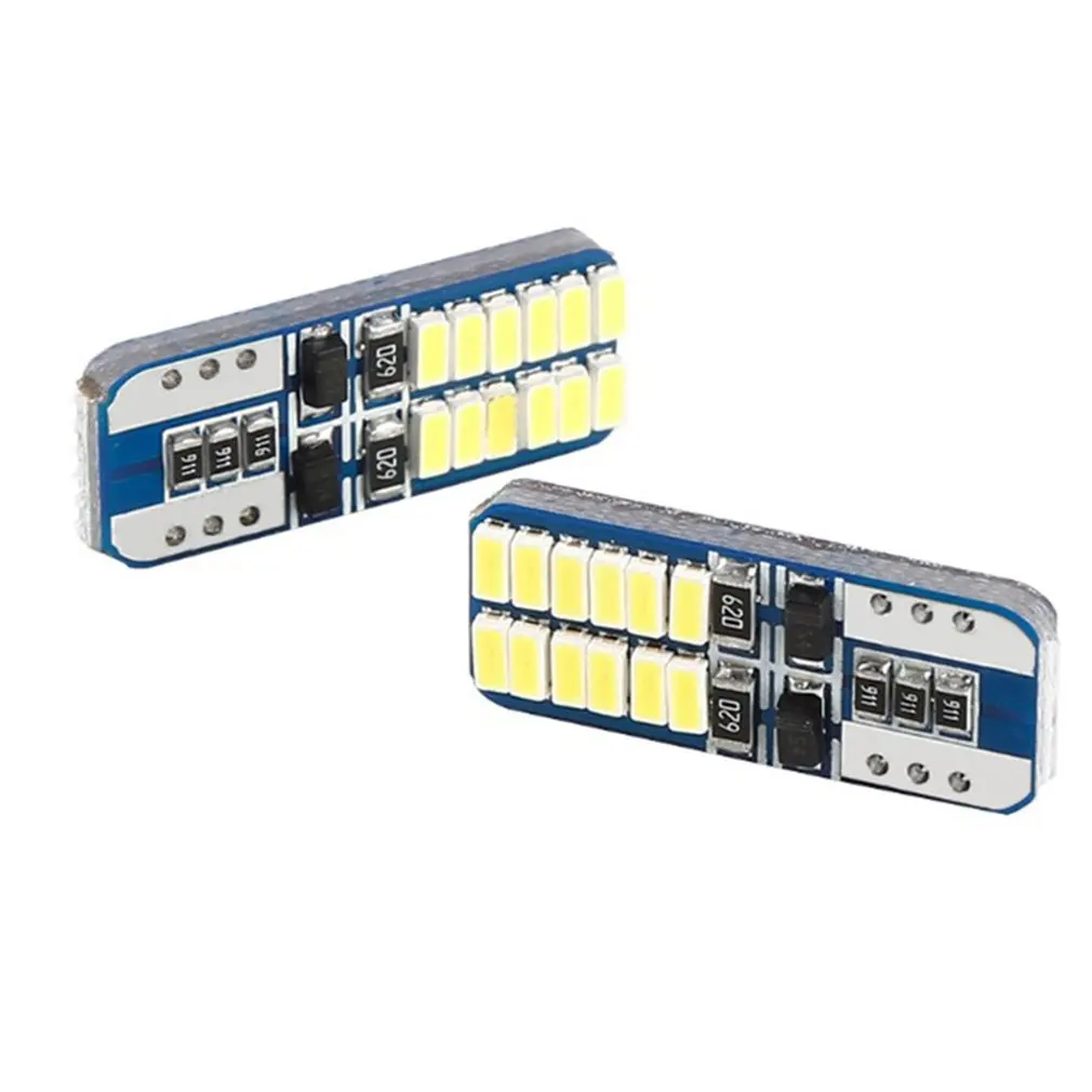 10 шт., Автомобильные светодиодные лампы, 12 В, 12SMD