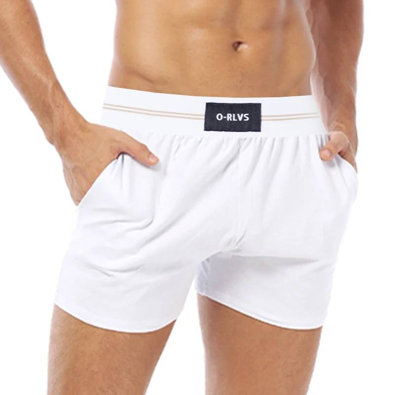 

2022 New Sports Men Underwear Home Pants Cotton Boxers Sexy Shorts Boxer Comfortable Finess Panties With Pocket OR6217