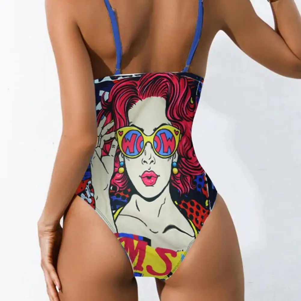 

Swimsuit Simple Summer Unique Print Off Shoulder Sexy Bikini Beachwear Women Bikini Bathing Suit
