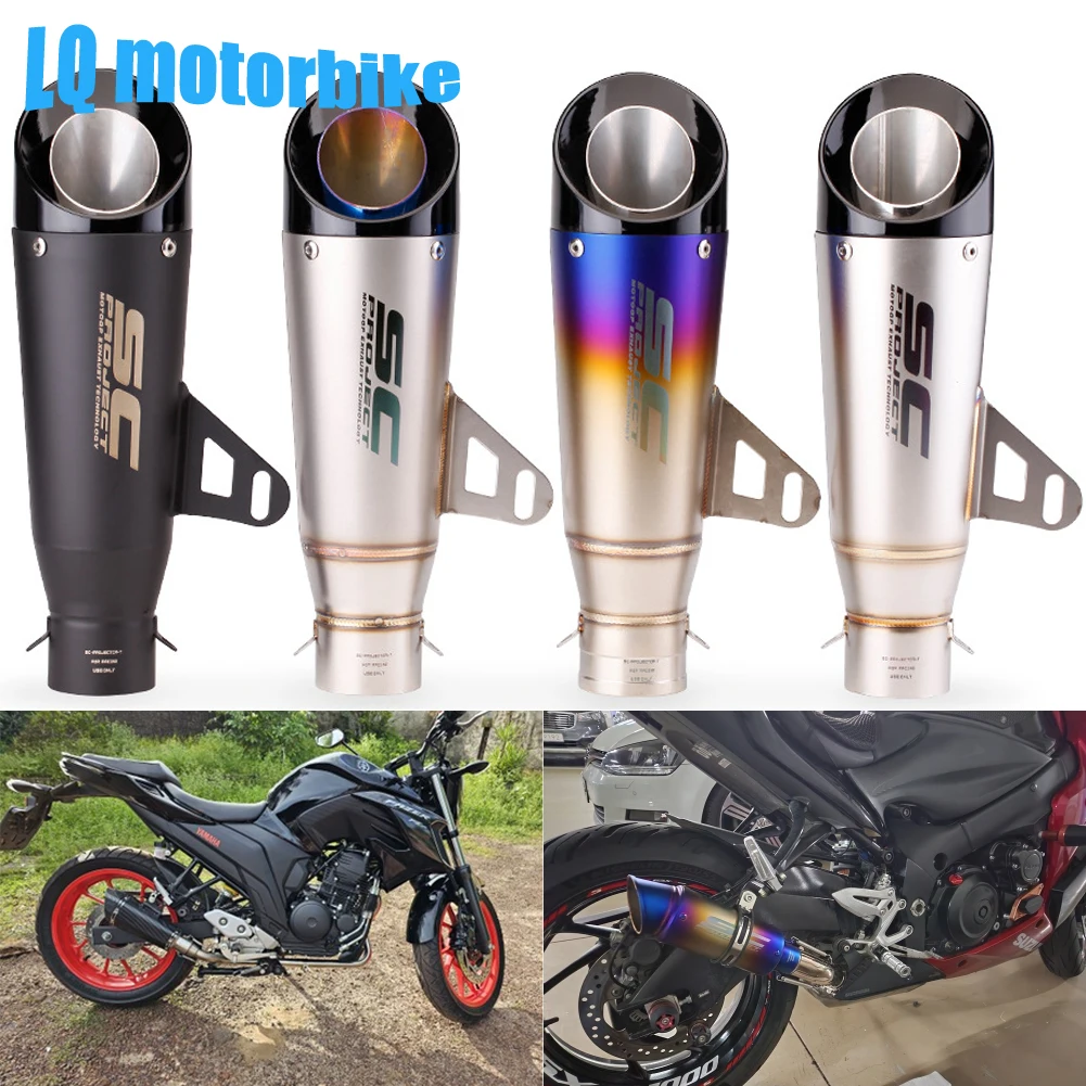 

For KTM Kawasaki Yamaha Honda Z250 300Z Z500 Z900 Z1000 R25 R1 R3 R6 Exhaust Pipe Dirt Bike Universal Motorcycle ATV 51mm 60mm