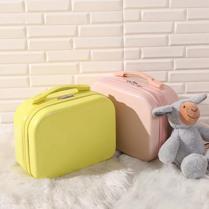 Фото - Высококачественный мини-чемодан для путешествий нового дизайна из АБС-пластика, ручной чемодан 14 дюймов, милый чемодан для хранения, Дорожн... чемодан