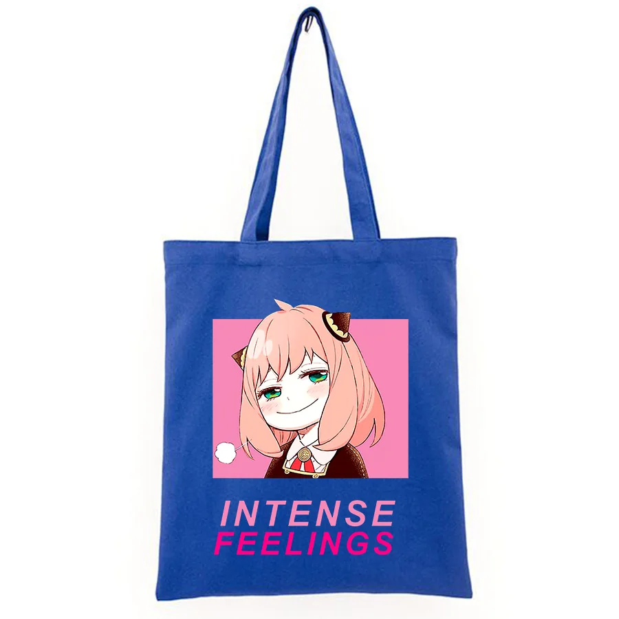 

Семейная интенсивная шпионская семья X семья Anya Женская Стая хлопковая Большая складная женская сумка для книг