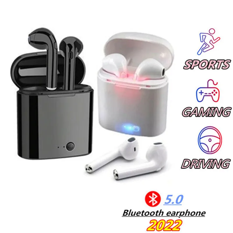 

Cheap Wireless Bluetooth Headphones Air I7 Handfree Smart Earphones Headset Men Women In-ear Earbuds for Iphone Xiaomi Phone