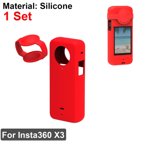 Фотовспышка с винтами для Insta360 X3, оптическое стекло, защитная крышка для объектива, зарядный бокс для камеры Insta 360 X3