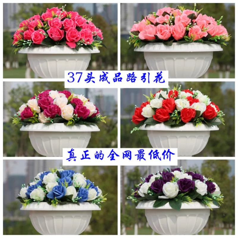 

10pcs/lot wedding road lead lavender artificial flowers wedding table flowers,table centerpiece decorations roman pillar flower