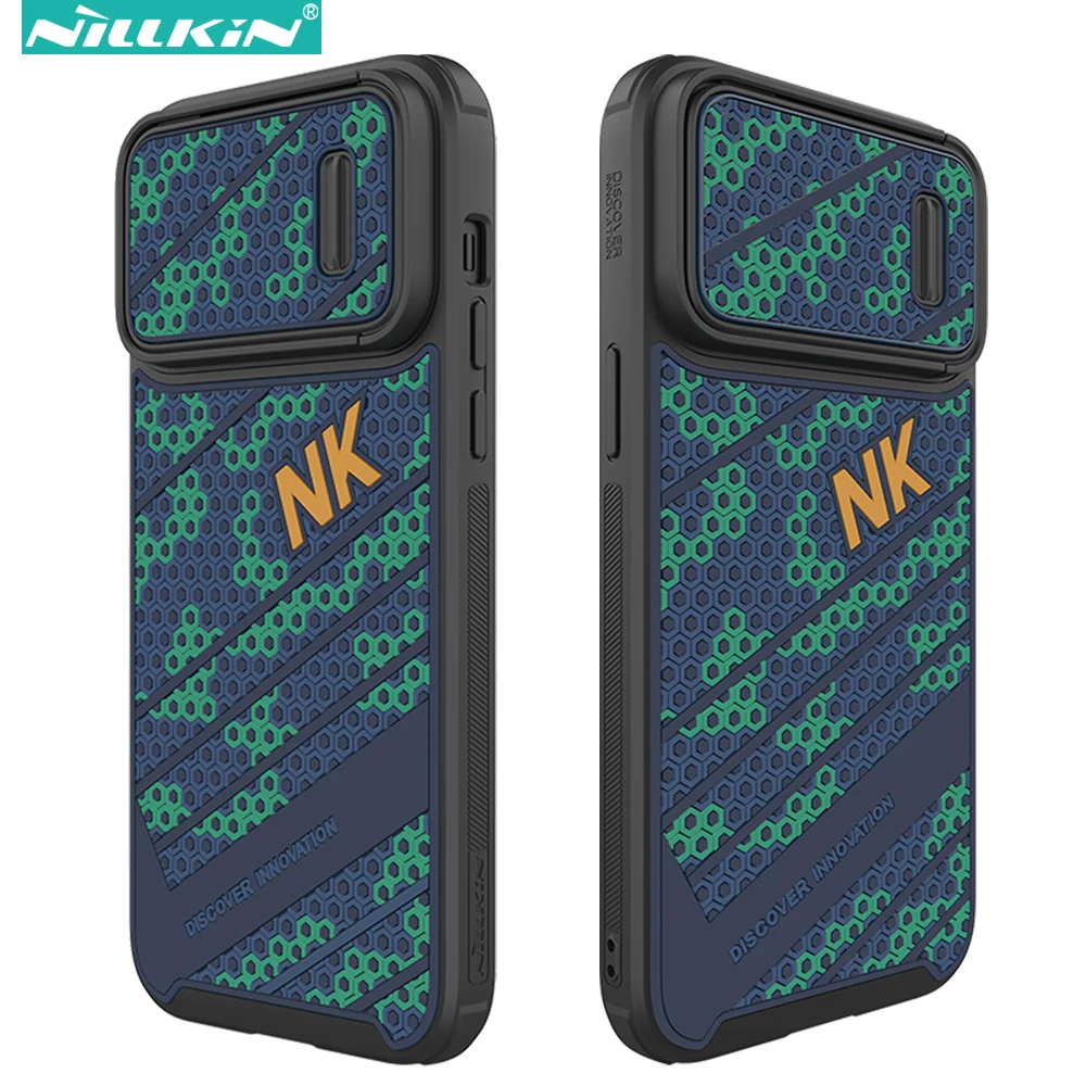 

Nillkin Striker S Case for Apple IPhone 13 Pro Max, Torsion Spring Cover Design Protect Lens Back Cover