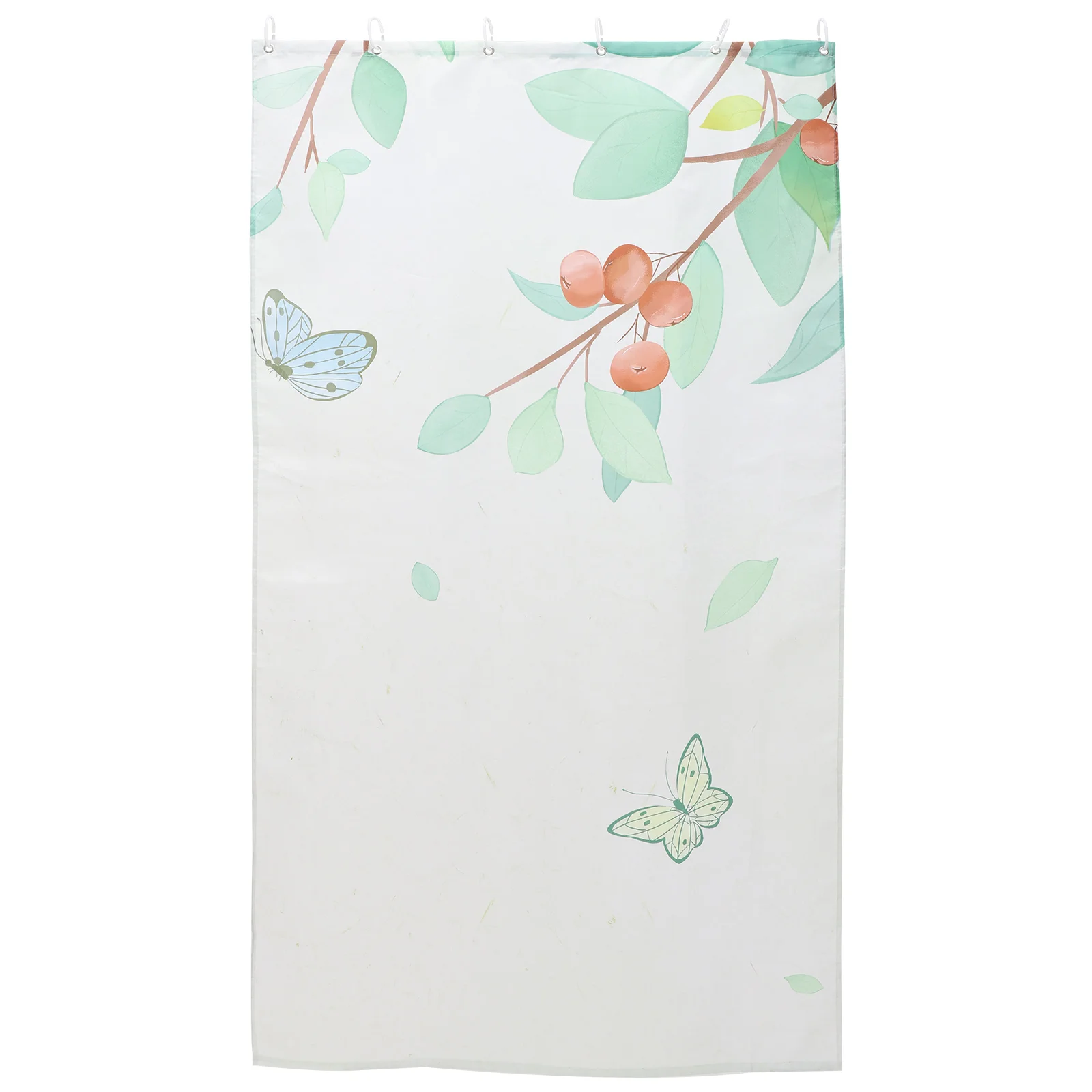 

Curtain Shower Bathroom Leaves Curtains Bath Partition Proof Water Drapery Liner Fabric Stylish Wardrobe Window Backdrop Party