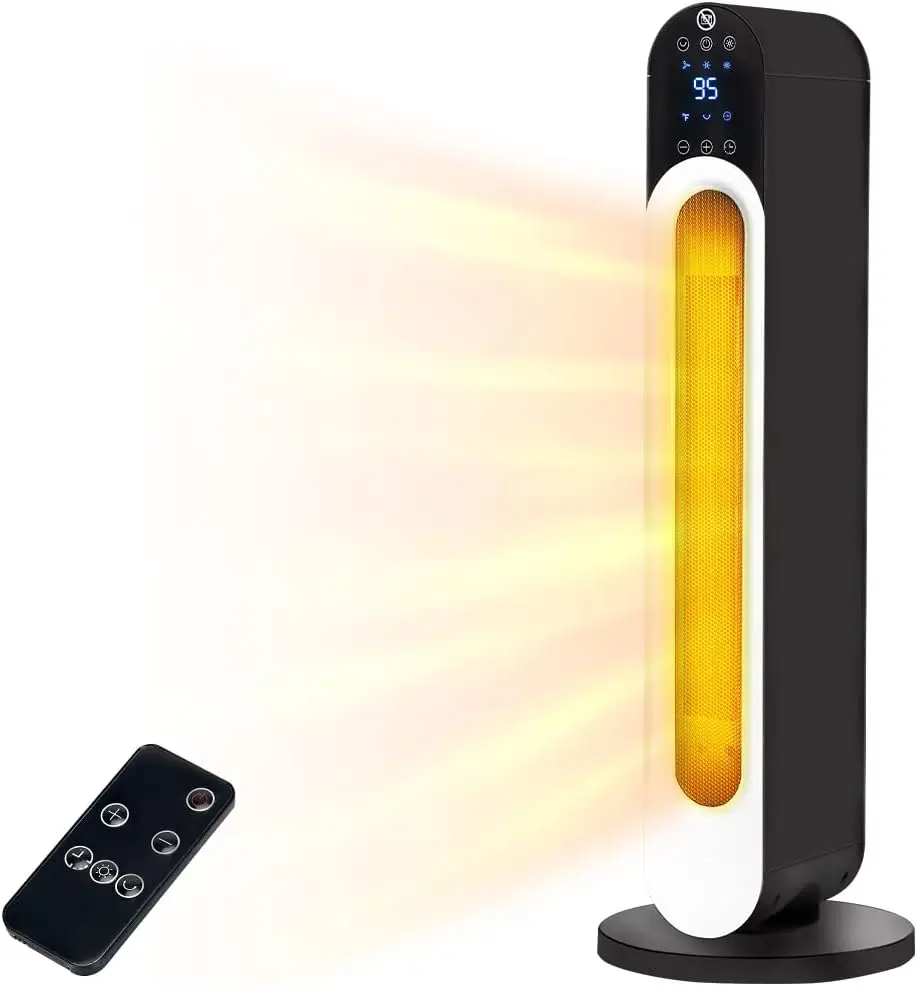 

Inches Space Heater for Indoor Use Large Room, Heater for Office,Room,Bedroom, Space Heater Tall Ceramic Heater with Thermostat,