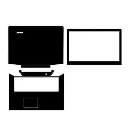 1xTop + 1xPalmrest 1xScreen Bezel Skin Sticker Cover Film For Lenovo Y70 Y70-70 Y70-80 Z710 ideapad 700-17 Legion Y720