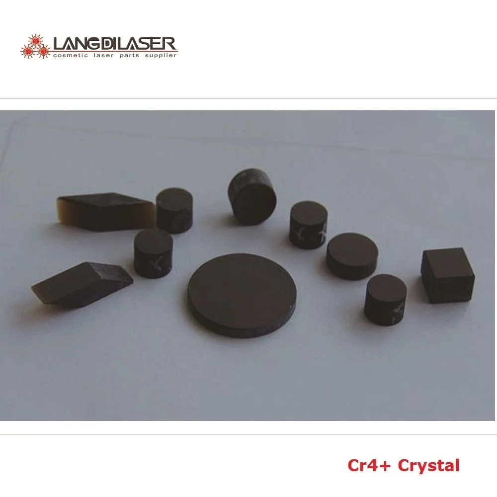 Customized Cr4＋:YAG Crystal / Size 6*6*2.5mm / Transmission Rate : T:30&T:50&T:75