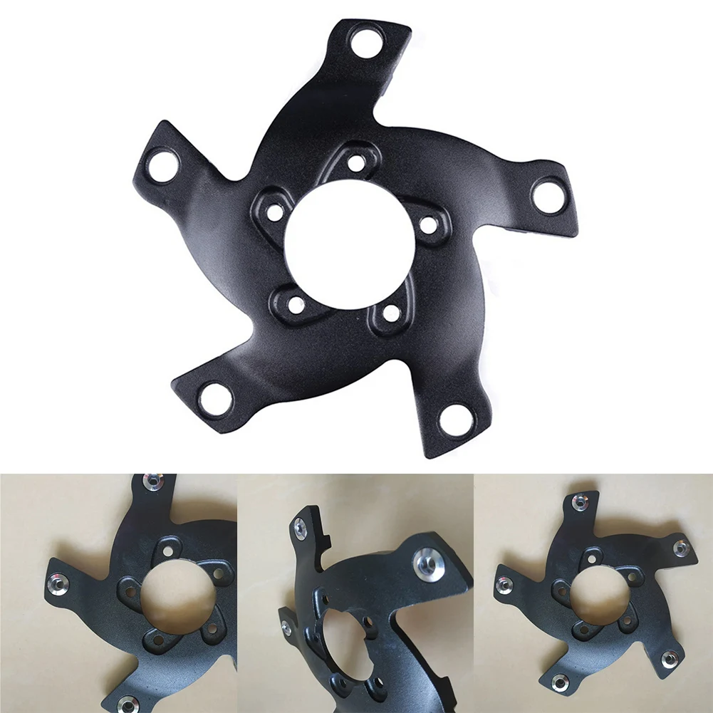 

Crankset Adapter E-bike Chainring 130bcd 38T-56T Black Chainring Adaptor For Bafang BBSHD Mid-Motor Replacement