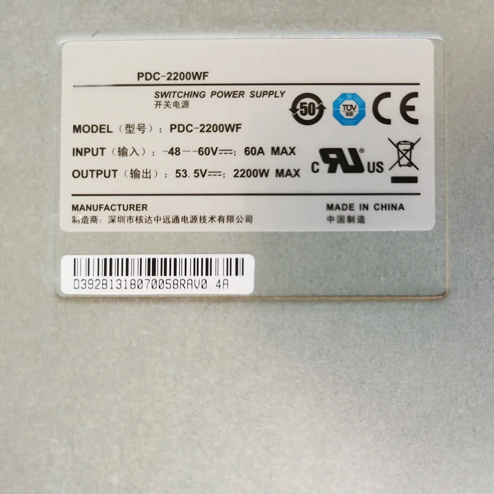 

DC Power Module For Huawei S12700 PDC-2200WF 2200W Fully Tested