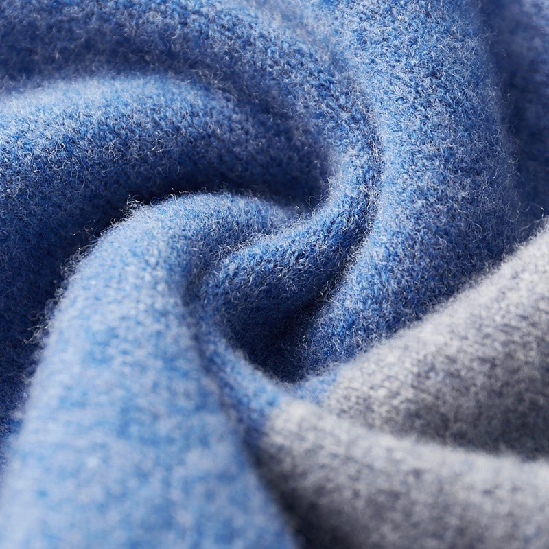 Осень/зима кашемировый свитер из 100% шерсти мужской с круглым вырезом толстый