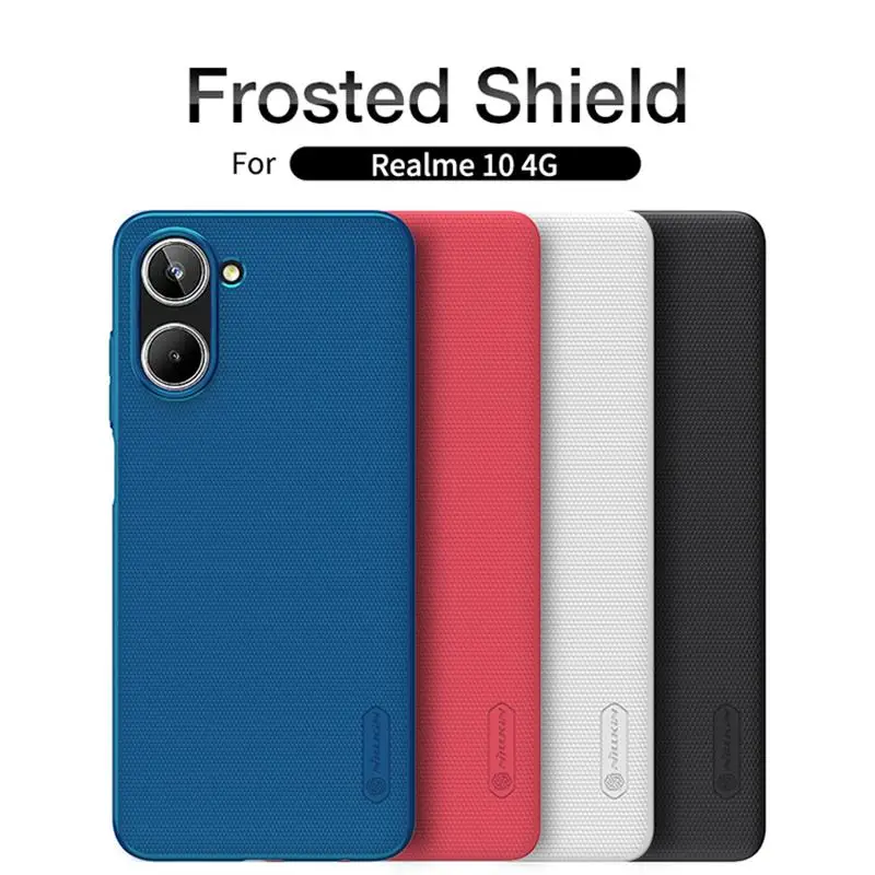 

For Realme 10 /10 Pro 5G Case For Realme 9i / 10T 5G NILLKIN Super Frosted Shield Hard PC Ultra-Thin Back Cover For Realme10 4G